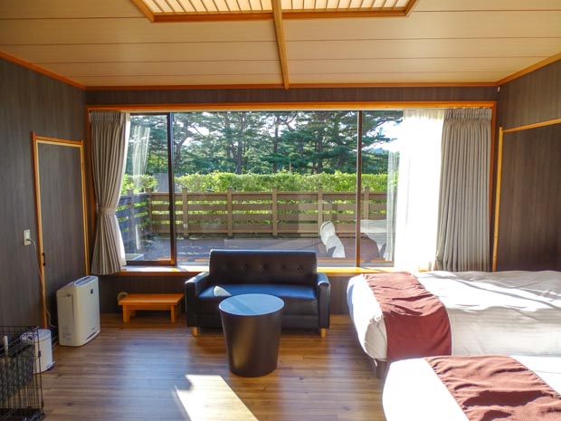 浄土ヶ浜パークホテル ペットと泊まれる客室からの景色