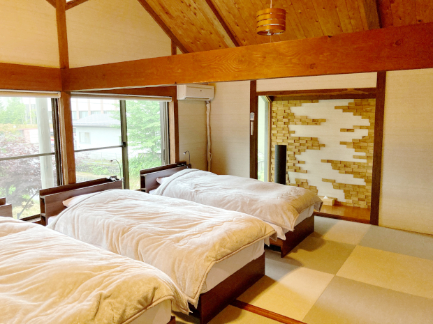 草津温泉の一棟貸しの貸別荘 寝室