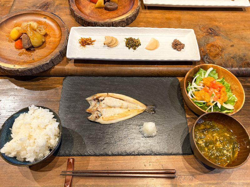 秘境冒険民宿 山人砦 朝食