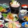 【料理長おすすめ】金目鯛付和食膳　≪お刺身盛・金目鯛の煮付け・鮑の踊り焼き≫のペットと泊まれるプラン