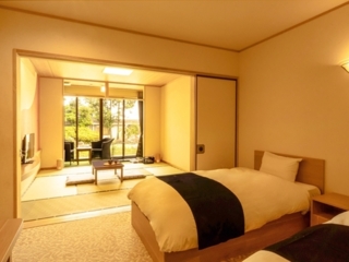 【禁煙】わんちゃん スタンダード和洋室 内風呂なし(庭側)