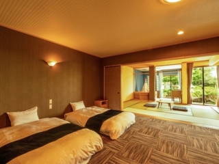 【禁煙】わんちゃん スーペリア和洋室キッズ 風呂なし(庭側)