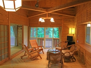 古湯ウッディハウスM【最大9名/BBQコンロ貸出無料】1棟貸