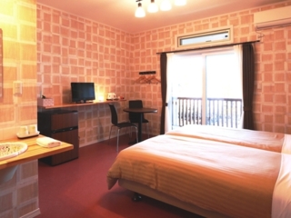 【ツインルーム】２名様用　テラス＆洗面トイレ付き