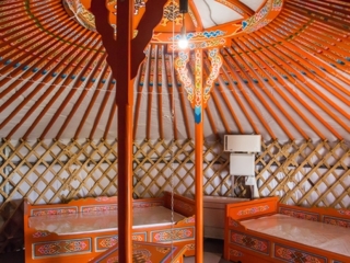 【4ベッド】モンゴルゲル（禁煙）小型犬も一緒に宿泊OK♪