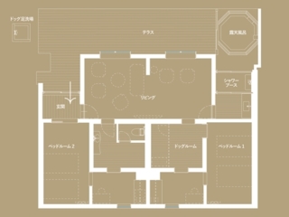 温泉露天風呂付ドッグフレンドリーヴィラ