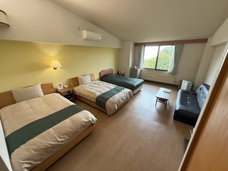 【洋モダンスーペリア洋室】38平米　トリプルベッド+ソファー