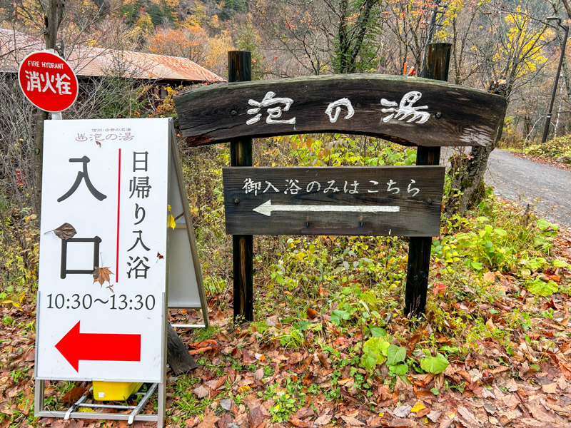 白骨温泉 泡の湯