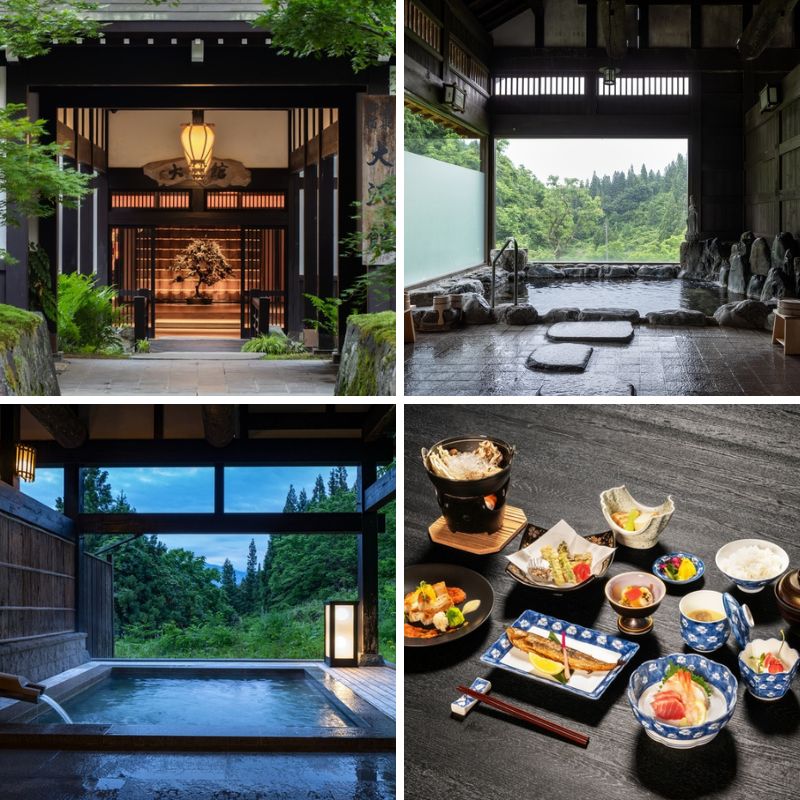 山里情緒あふれる老舗温泉宿