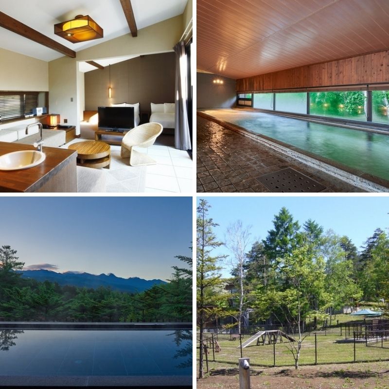 パノラマ展望露天風呂が自慢のホテル