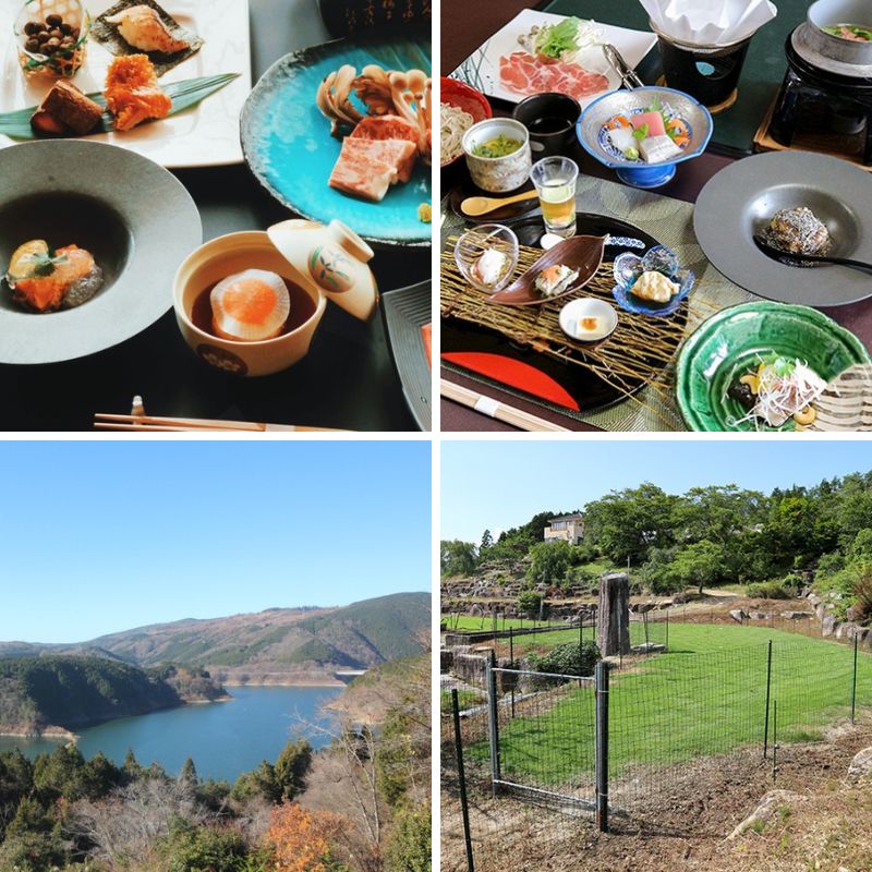 懐石料理が自慢の宿