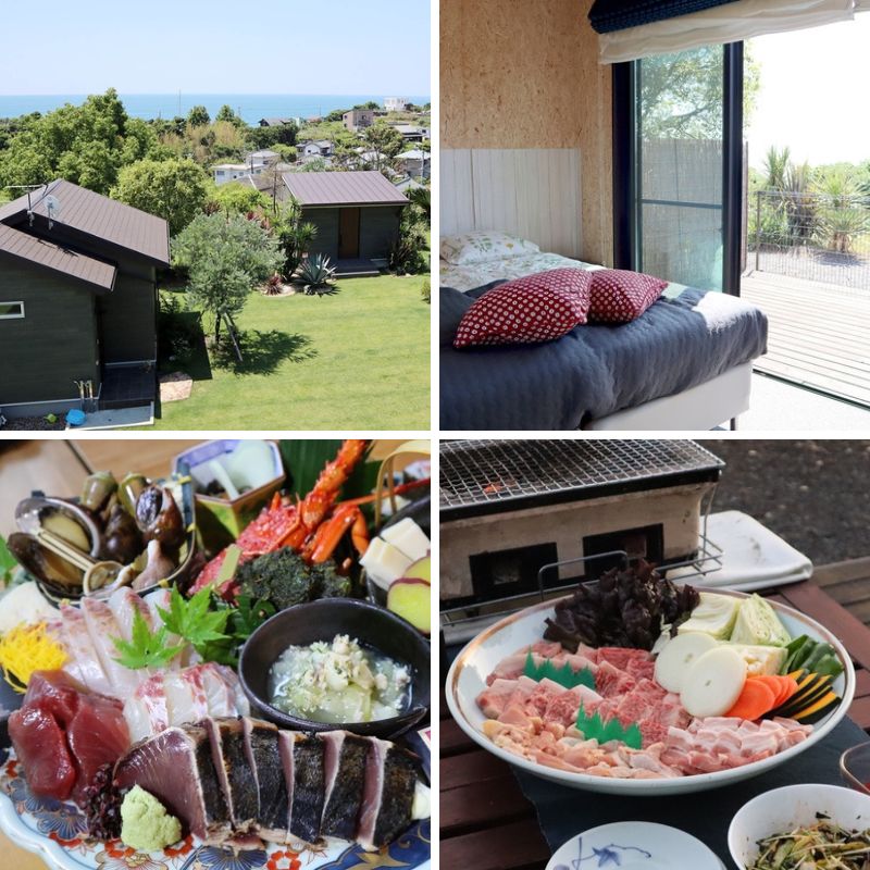 芸西村の高台にあるドッグコテージ