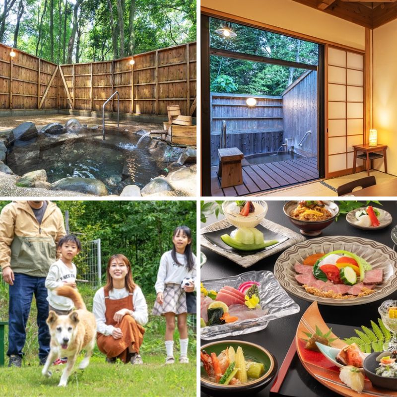 静かな山奥にある温泉宿