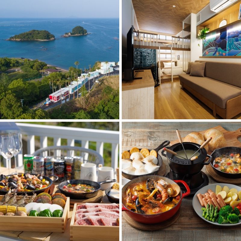 コンテナハウス型グランピング施設