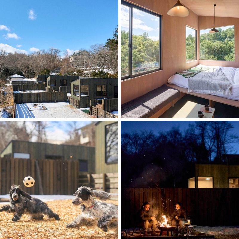 嬬恋村にあるトレーラーハウス