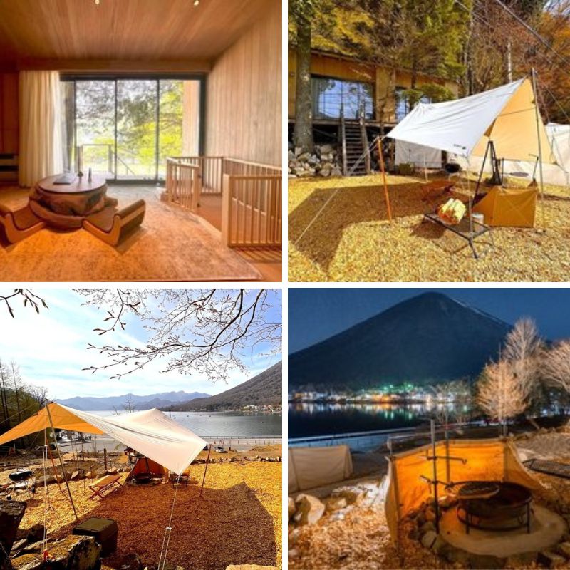 キャンプ体験ができる宿