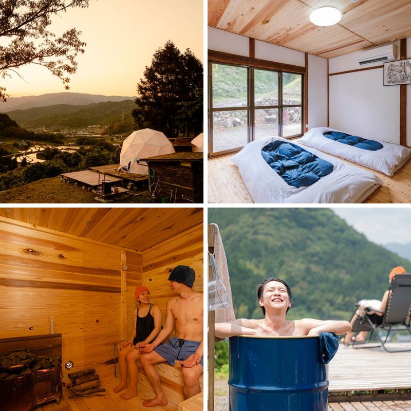 1日1組限定の里山グランピング