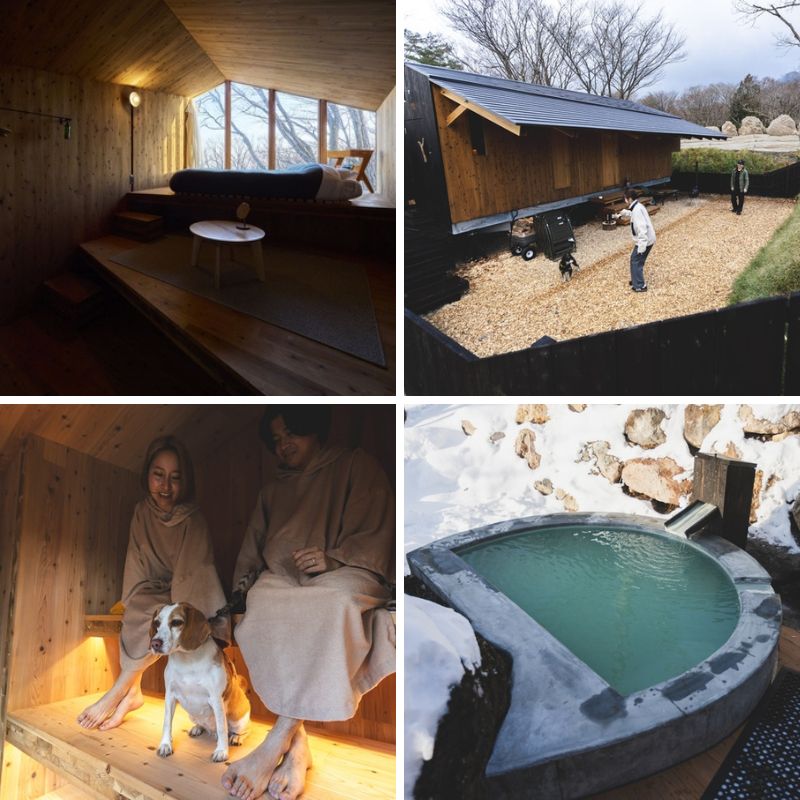 プライベート薪サウナ付アウトドアホテル