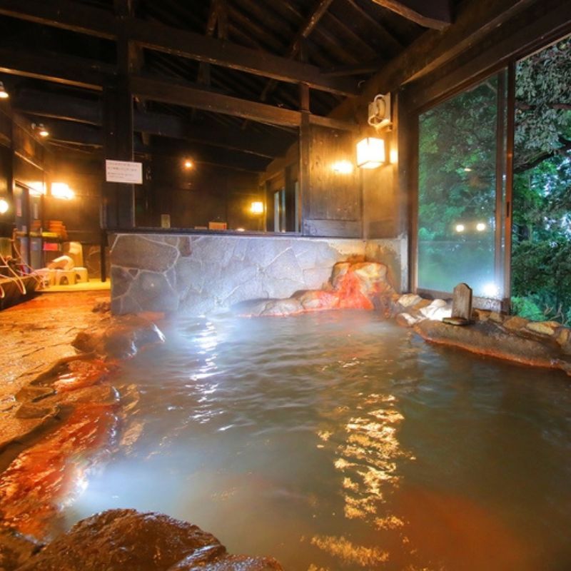 天然泥湯の宿